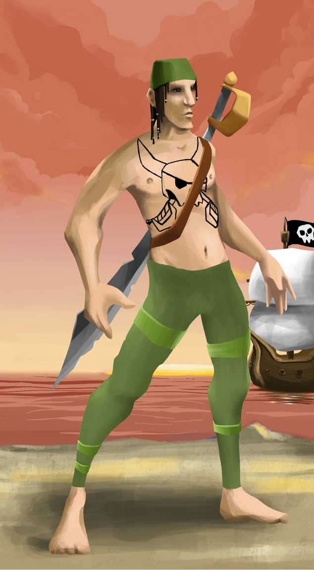 AlgoSeas Pirate #33300 NFT on Algorand