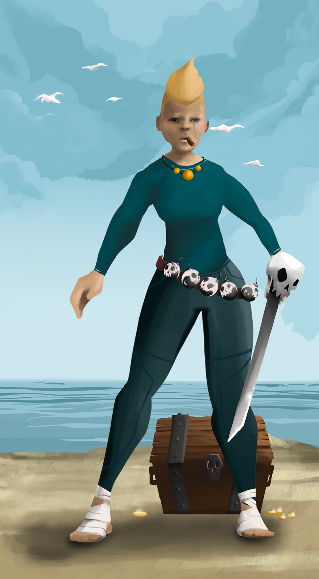 AlgoSeas Pirate #33307 NFT on Algorand