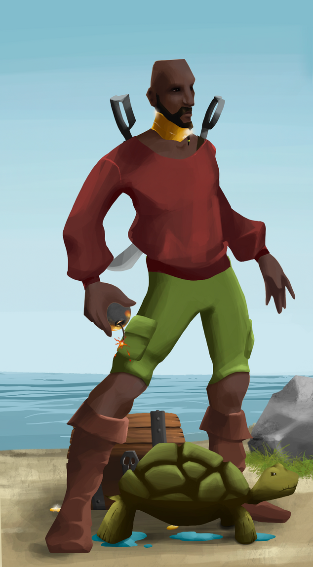 AlgoSeas Pirate #33312 NFT on Algorand