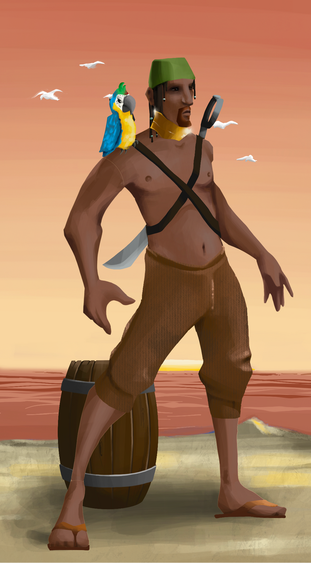 AlgoSeas Pirate #33340 NFT on Algorand