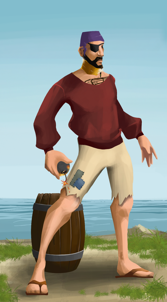 AlgoSeas Pirate #33359 NFT on Algorand