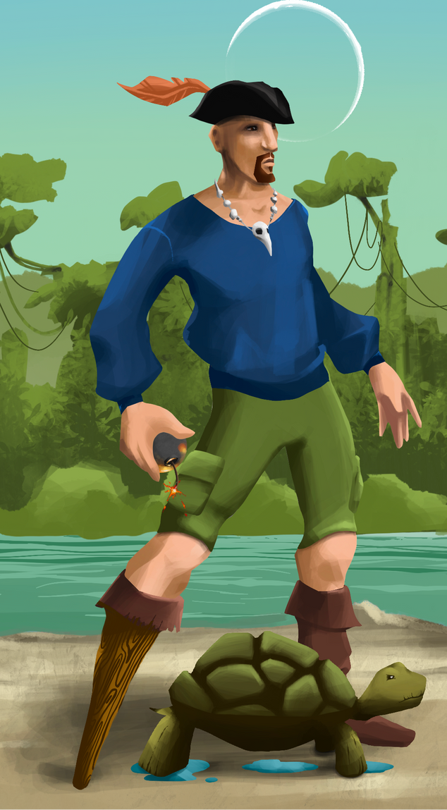 AlgoSeas Pirate #33416 NFT on Algorand