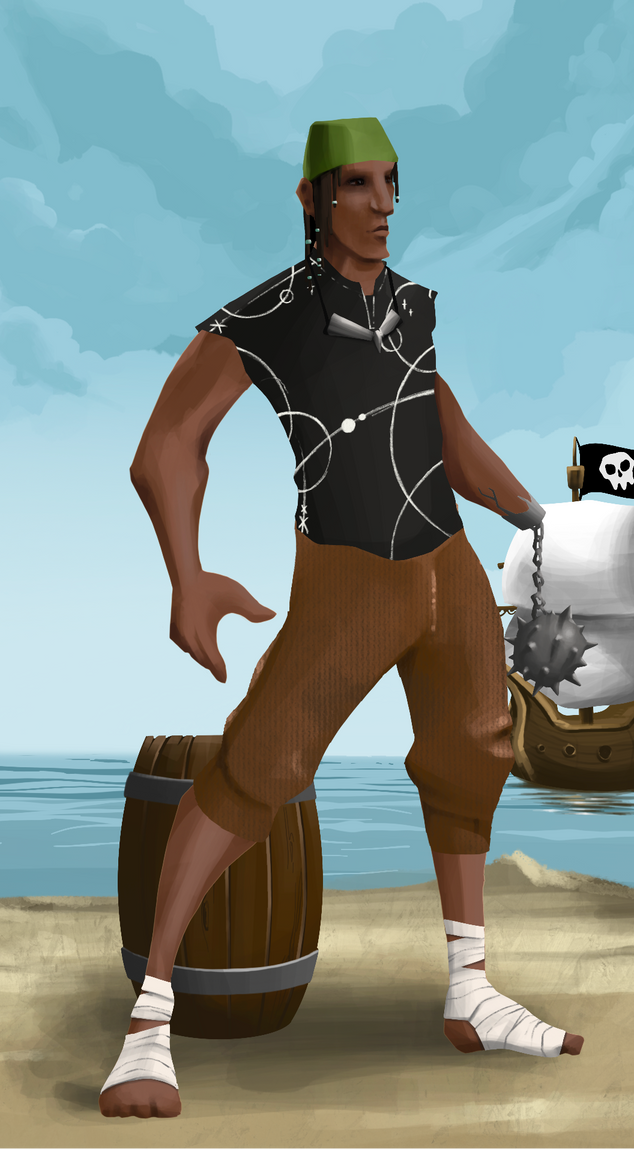 AlgoSeas Pirate #33419 NFT on Algorand