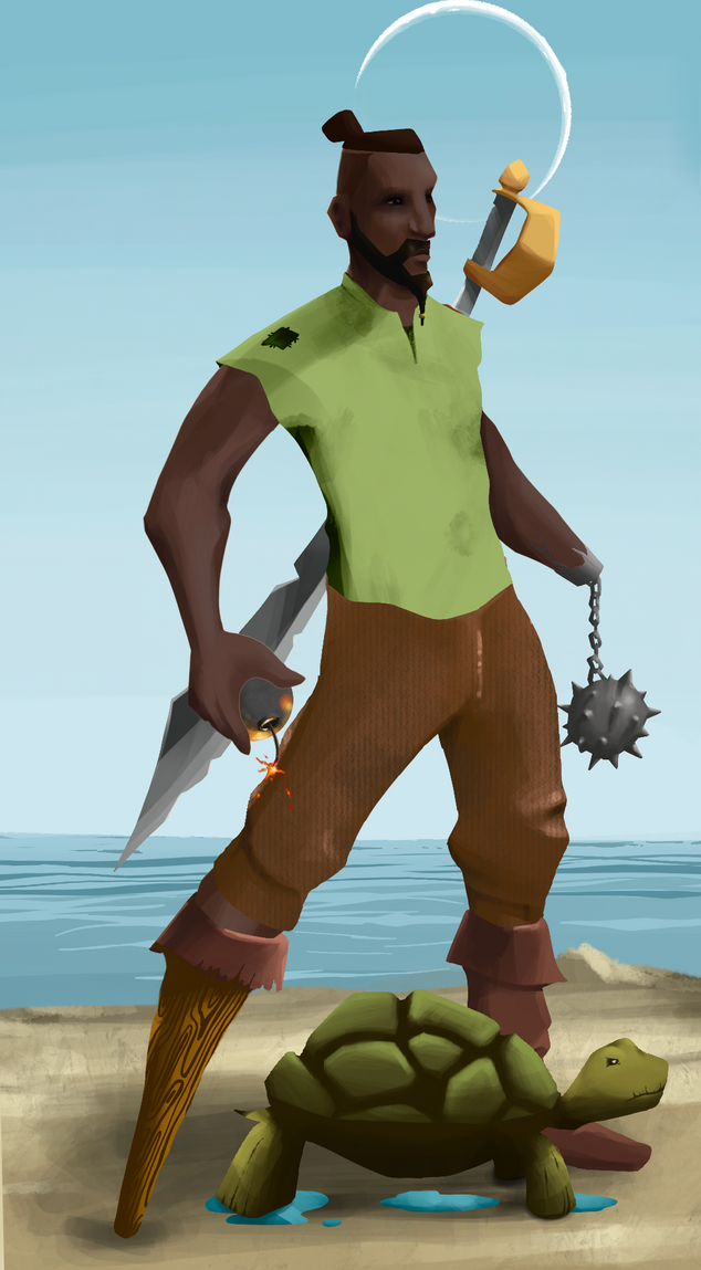 AlgoSeas Pirate #33461 NFT on Algorand