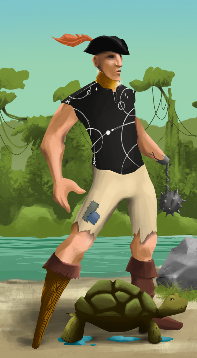 AlgoSeas Pirate #33462 NFT on Algorand