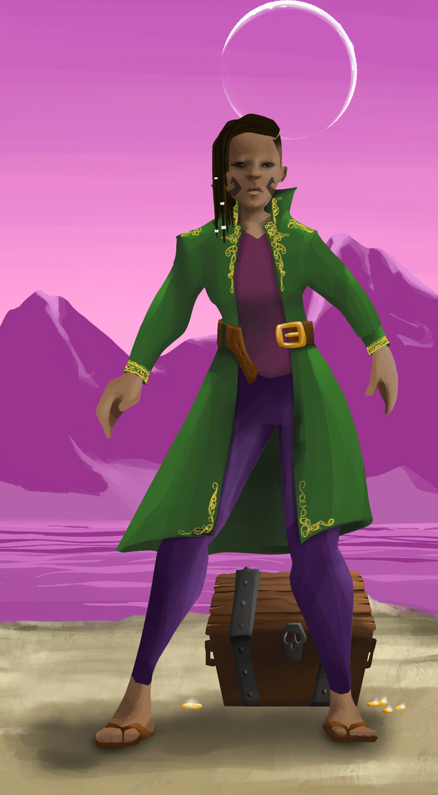 AlgoSeas Pirate #33465 NFT on Algorand