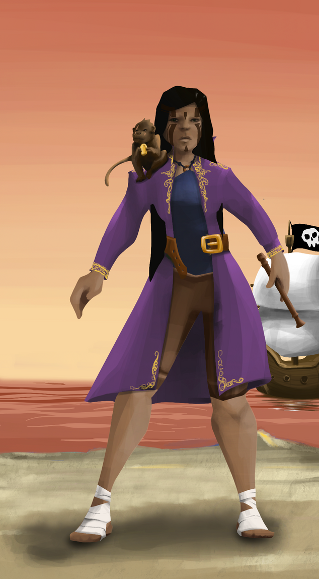 AlgoSeas Pirate #33466 NFT on Algorand