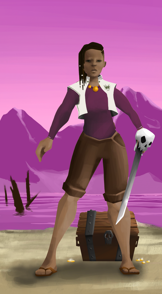 AlgoSeas Pirate #33516 NFT on Algorand