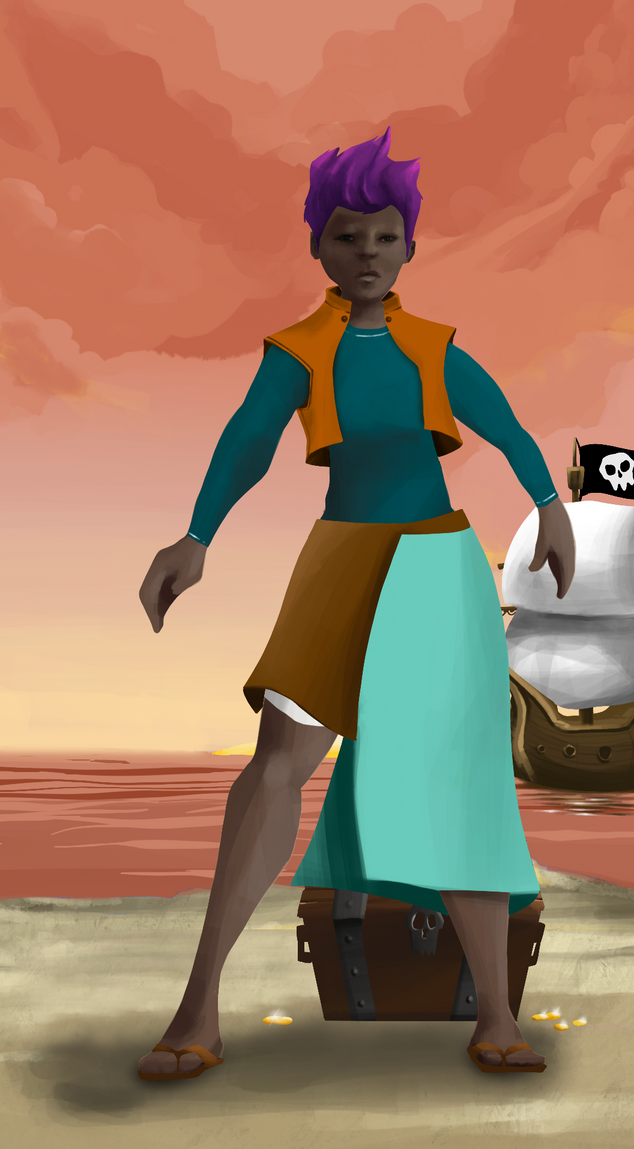 AlgoSeas Pirate #33559 NFT on Algorand