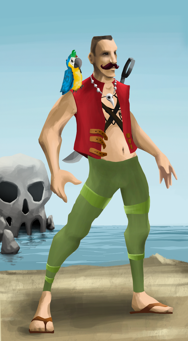 AlgoSeas Pirate #33566 NFT on Algorand