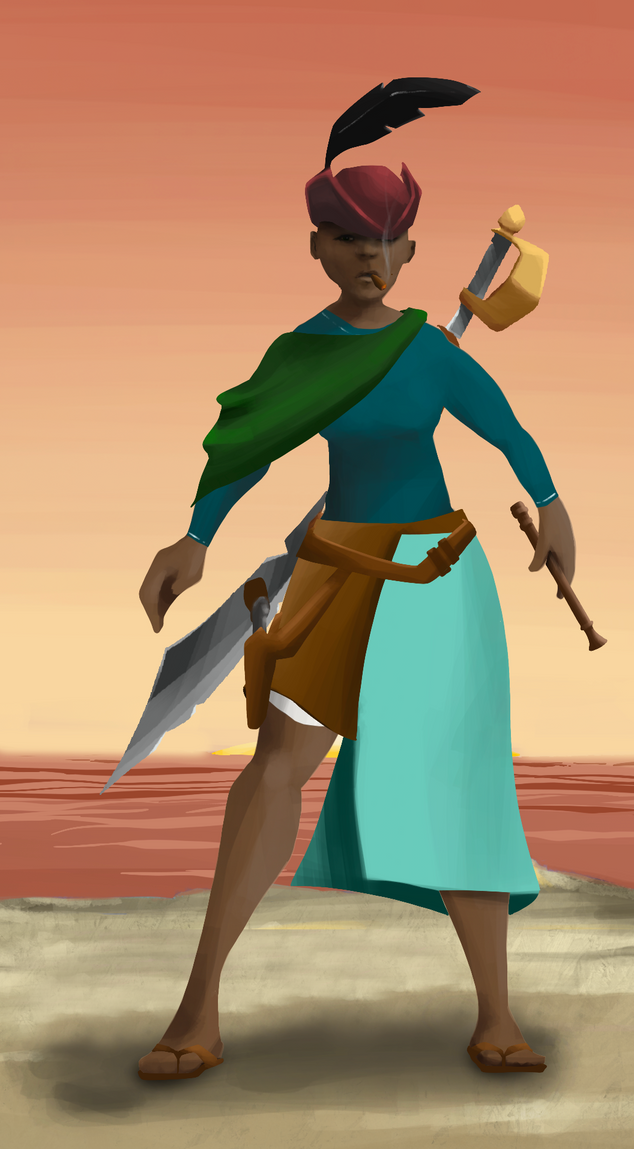 AlgoSeas Pirate #3359 NFT on Algorand