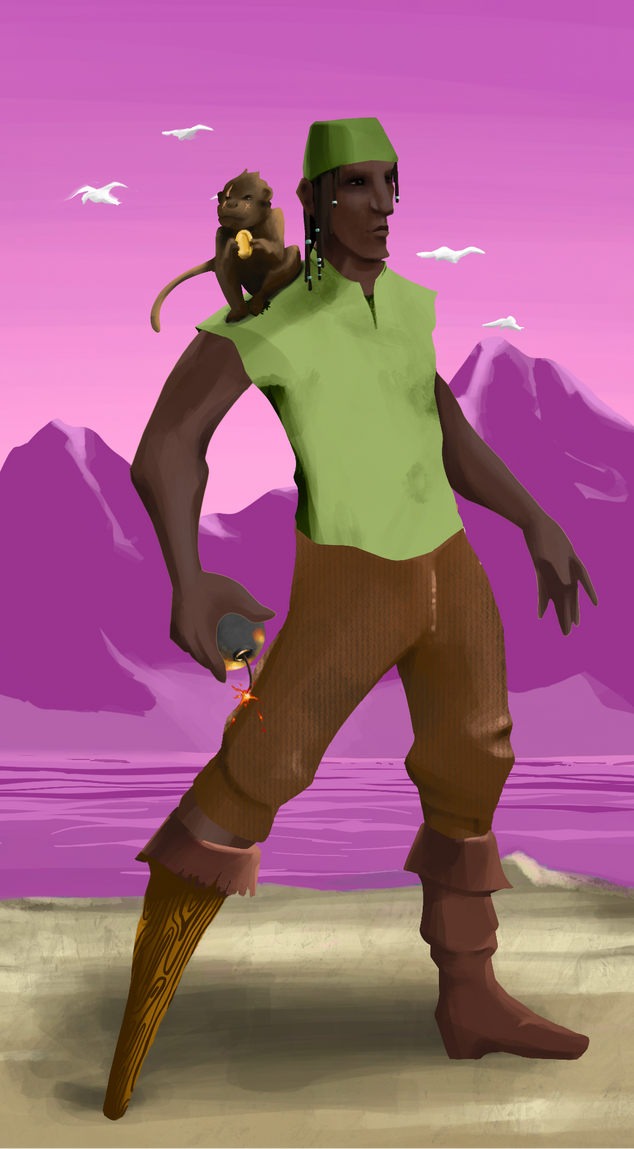 AlgoSeas Pirate #33609 NFT on Algorand