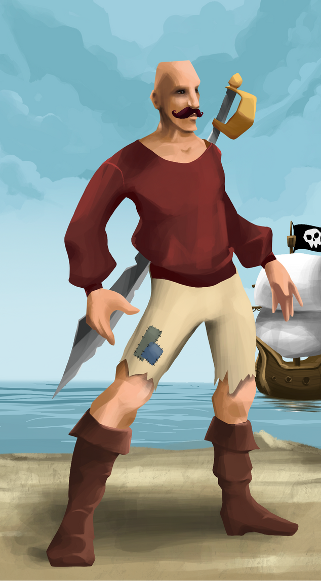 AlgoSeas Pirate #33645 NFT on Algorand