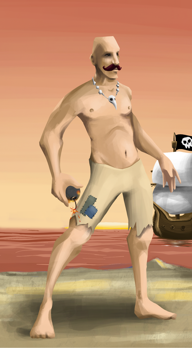 AlgoSeas Pirate #33672 NFT on Algorand