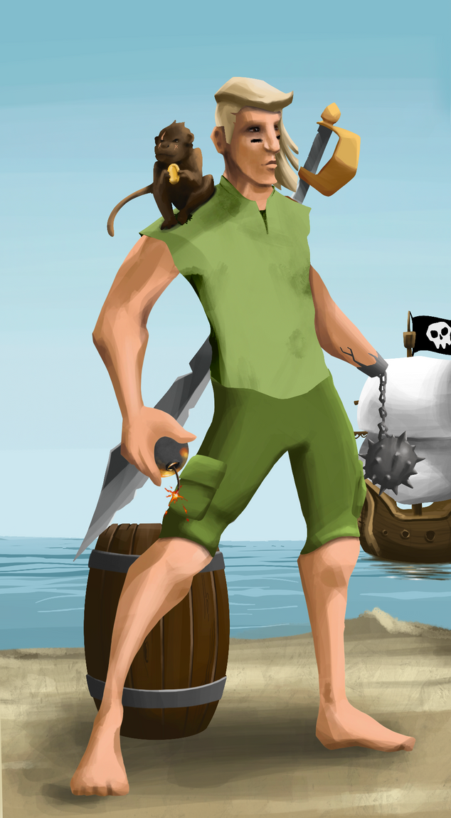 AlgoSeas Pirate #33692 NFT on Algorand