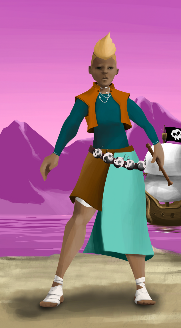 AlgoSeas Pirate #33708 NFT on Algorand