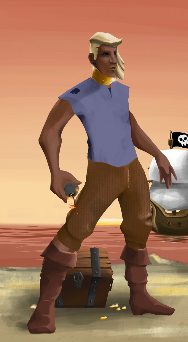 AlgoSeas Pirate #33743 NFT on Algorand