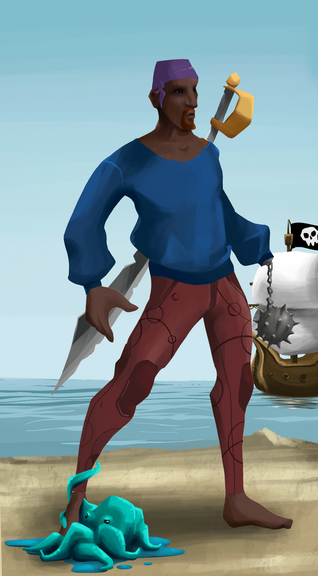 AlgoSeas Pirate #3375 NFT on Algorand