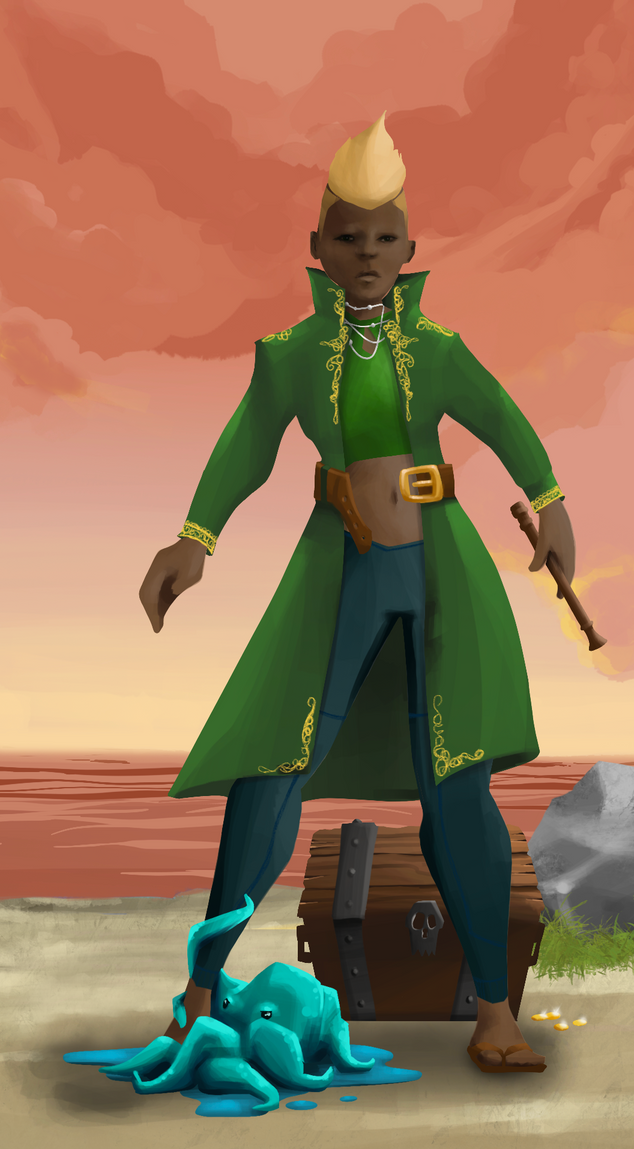 AlgoSeas Pirate #33861 NFT on Algorand