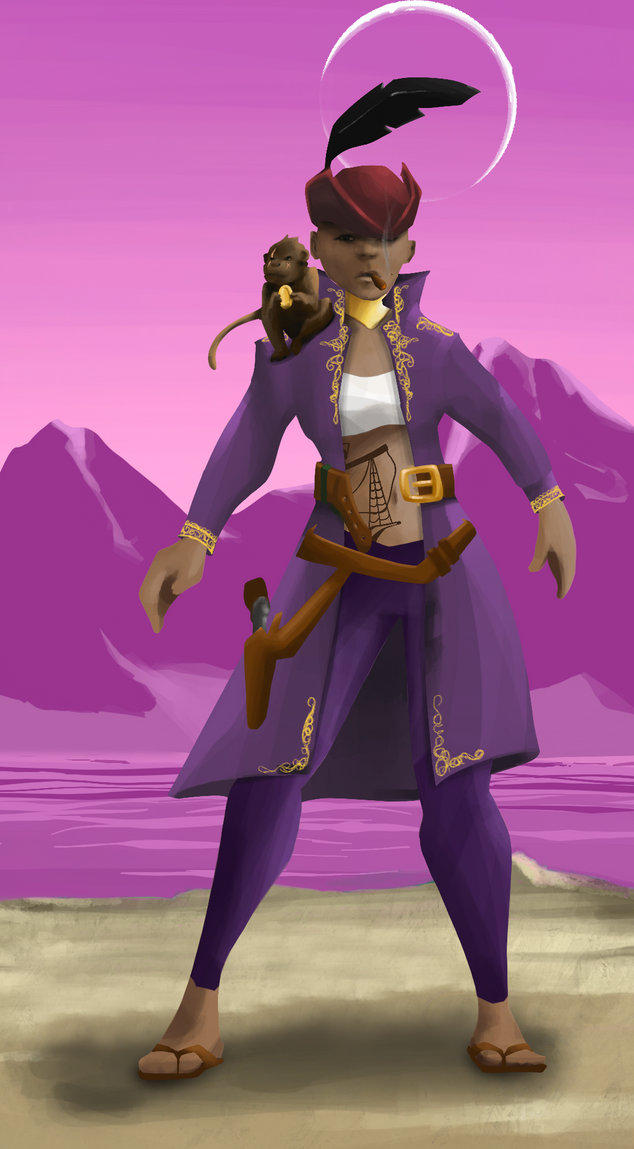 AlgoSeas Pirate #33868 NFT on Algorand