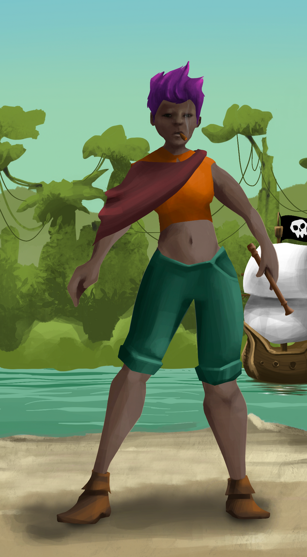 AlgoSeas Pirate #33896 NFT on Algorand