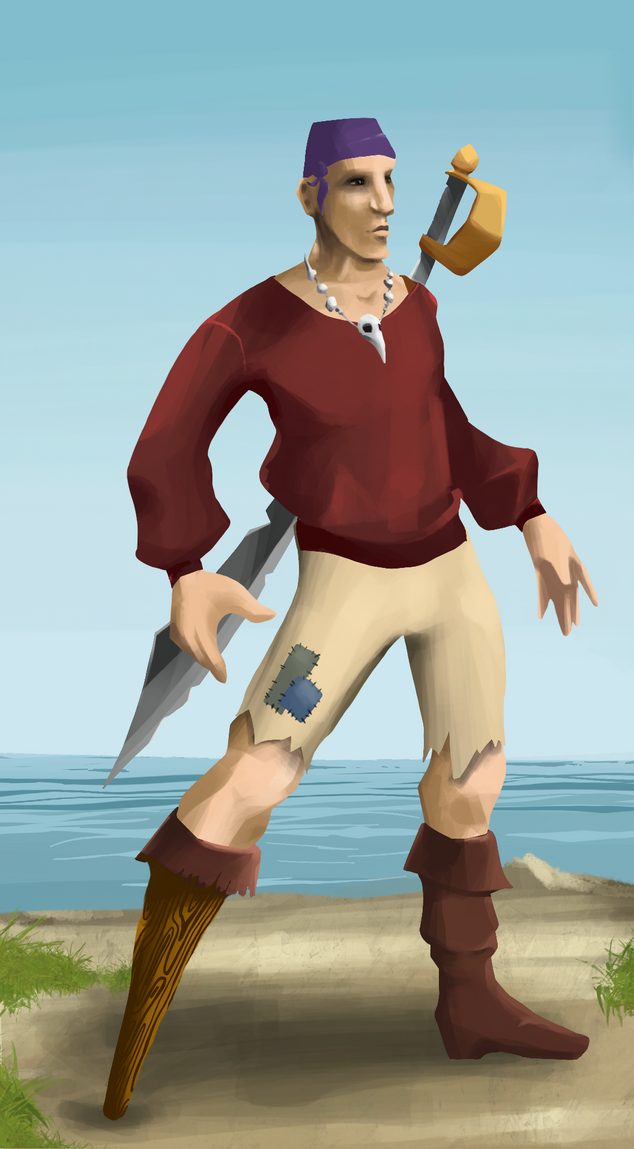 AlgoSeas Pirate #33907 NFT on Algorand