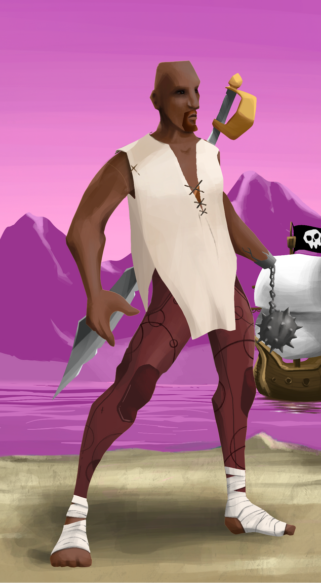 AlgoSeas Pirate #34012 NFT on Algorand