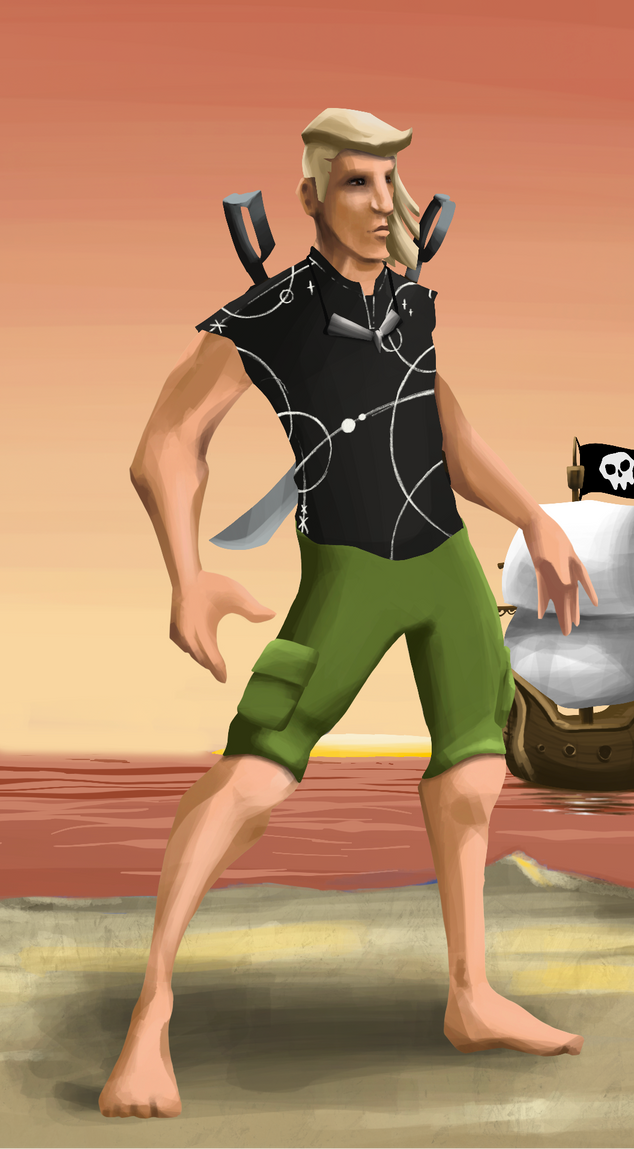 AlgoSeas Pirate #34016 NFT on Algorand