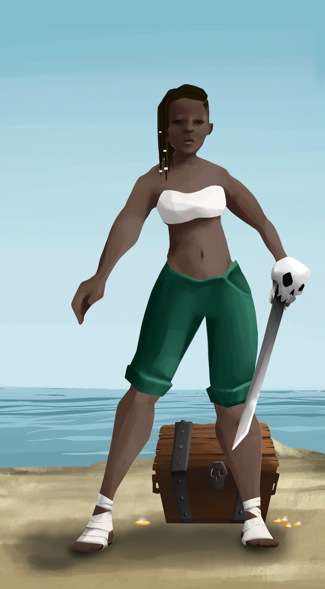 AlgoSeas Pirate #34019 NFT on Algorand