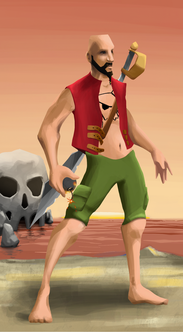 AlgoSeas Pirate #34090 NFT on Algorand