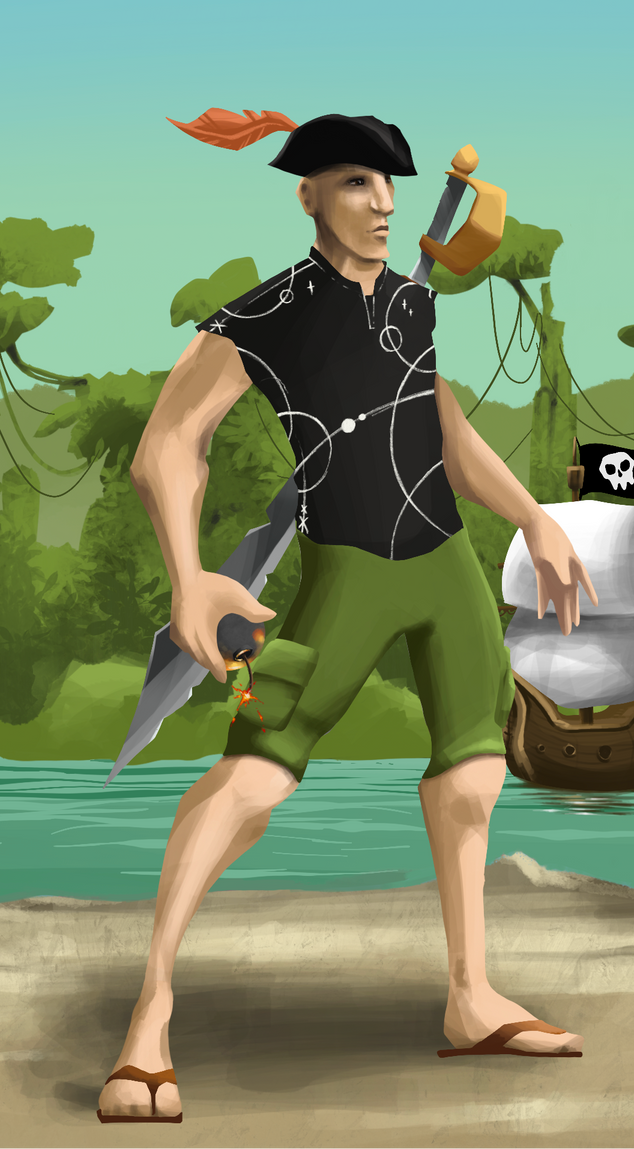 AlgoSeas Pirate #34108 NFT on Algorand