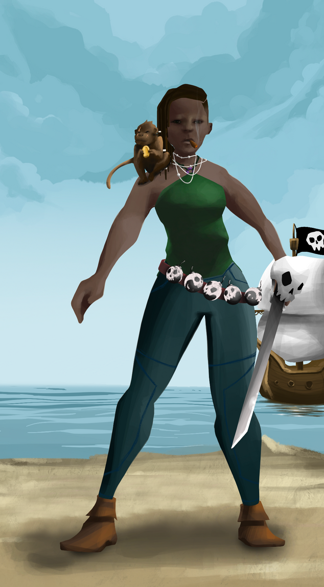 AlgoSeas Pirate #34117 NFT on Algorand