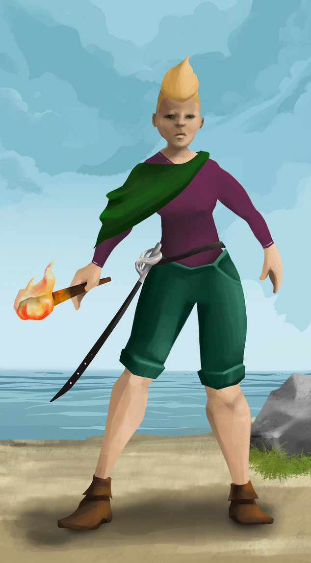 AlgoSeas Pirate #34129 NFT on Algorand