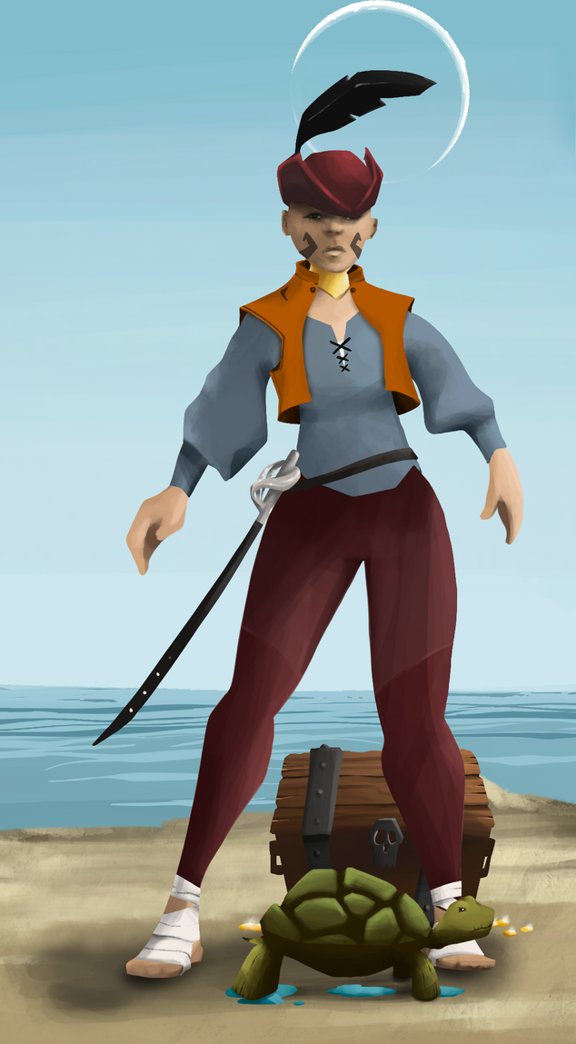 AlgoSeas Pirate #34143 NFT on Algorand