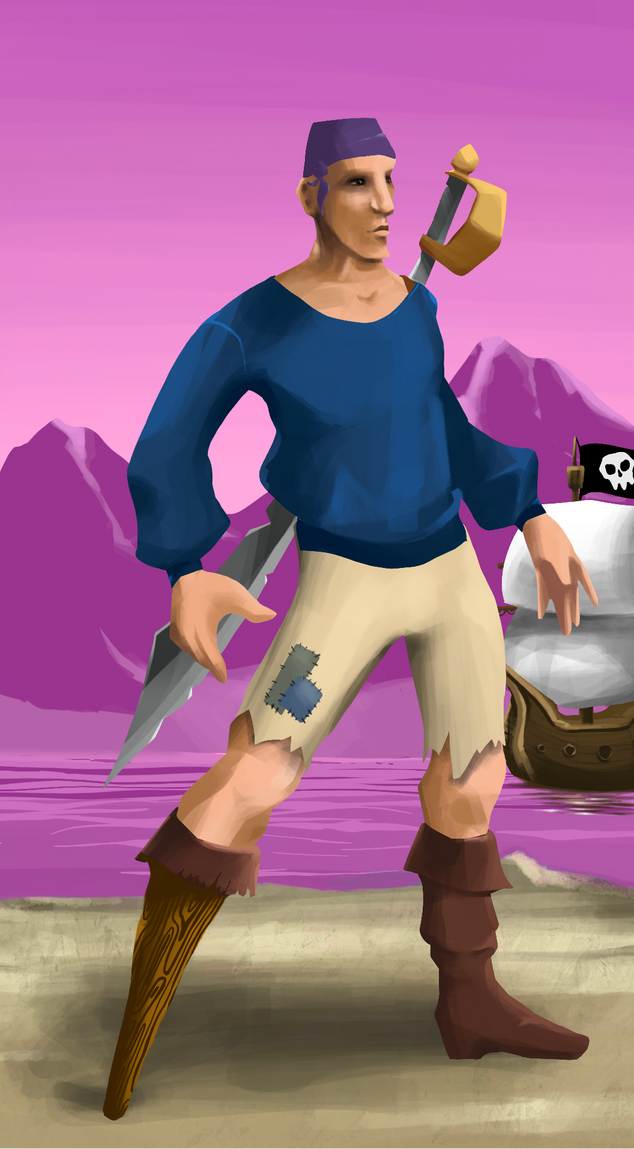 AlgoSeas Pirate #34151 NFT on Algorand