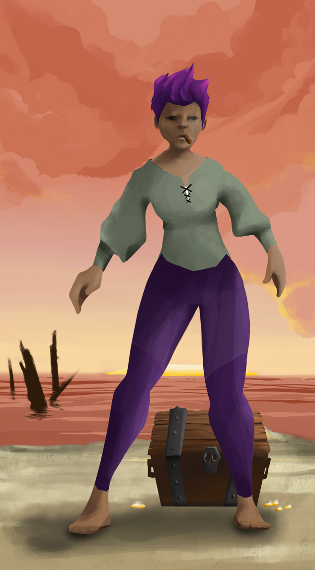 AlgoSeas Pirate #34163 NFT on Algorand