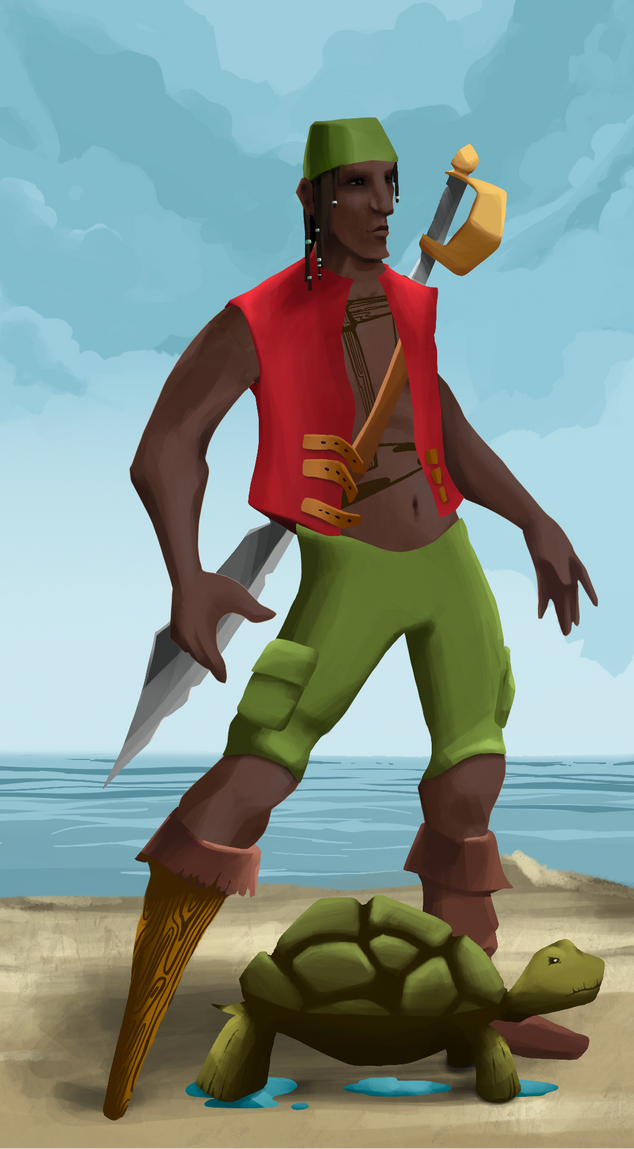 AlgoSeas Pirate #34224 NFT on Algorand