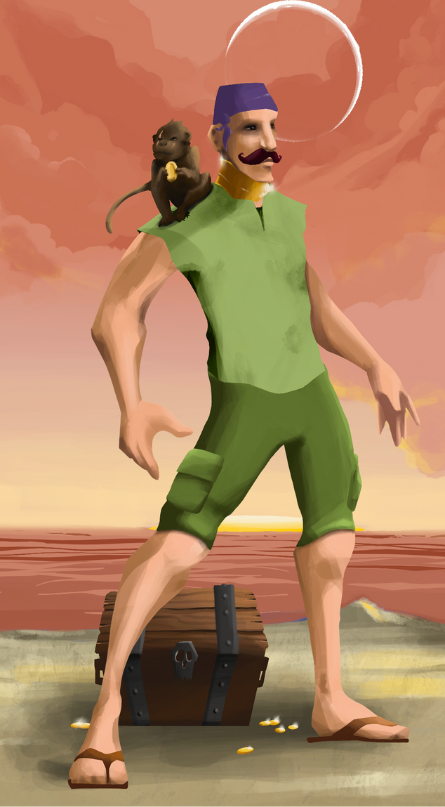 AlgoSeas Pirate #3426 NFT on Algorand