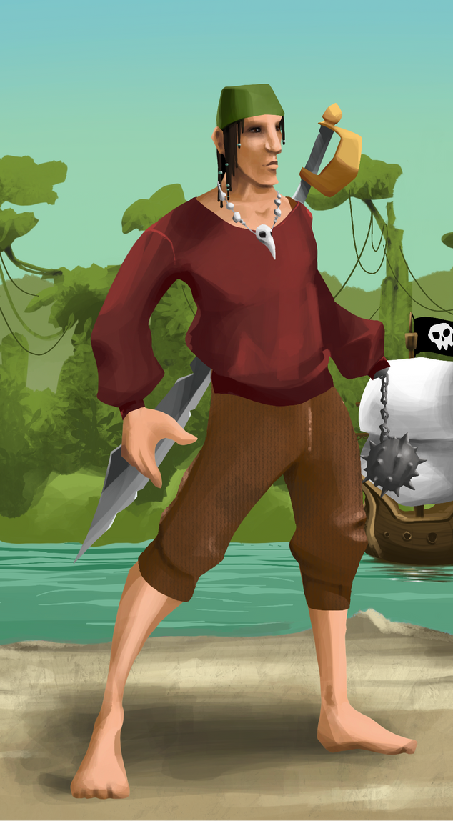 AlgoSeas Pirate #34263 NFT on Algorand