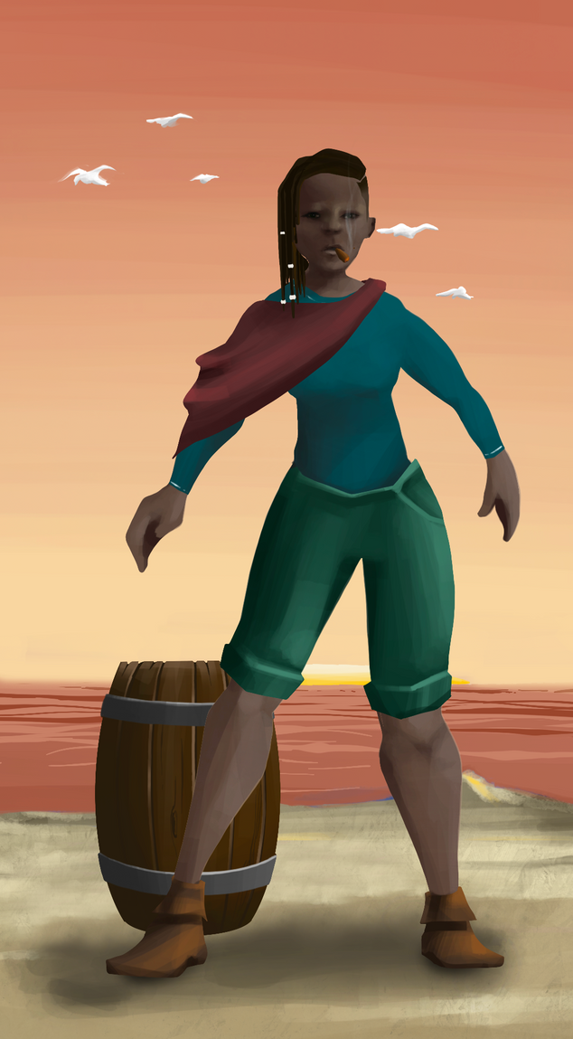 AlgoSeas Pirate #34266 NFT on Algorand