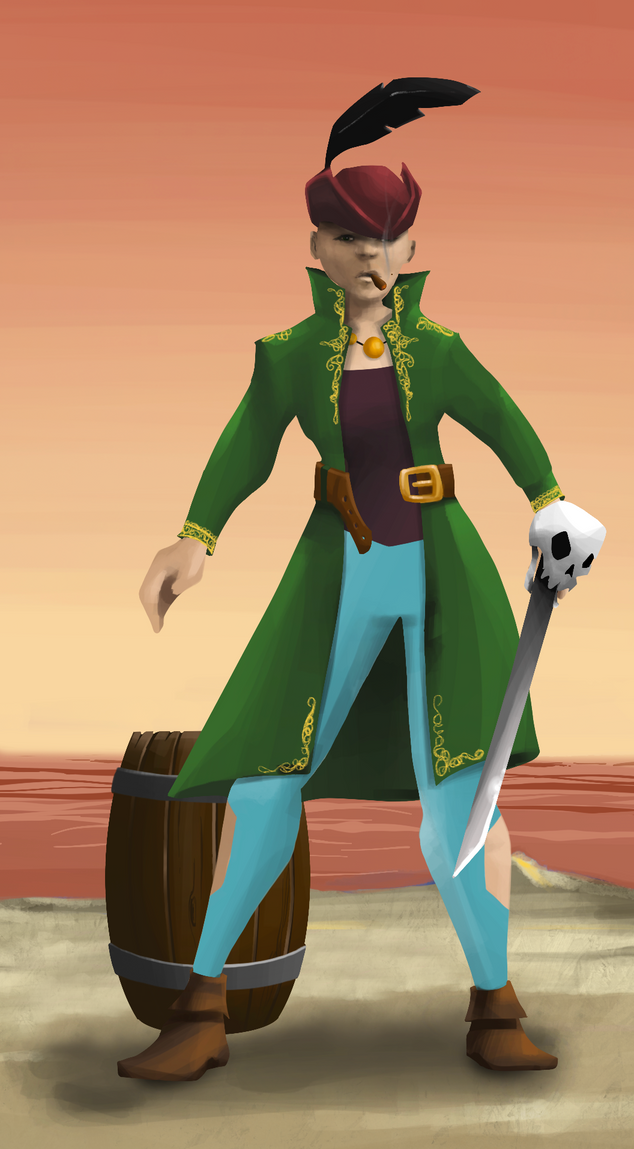 AlgoSeas Pirate #34267 NFT on Algorand