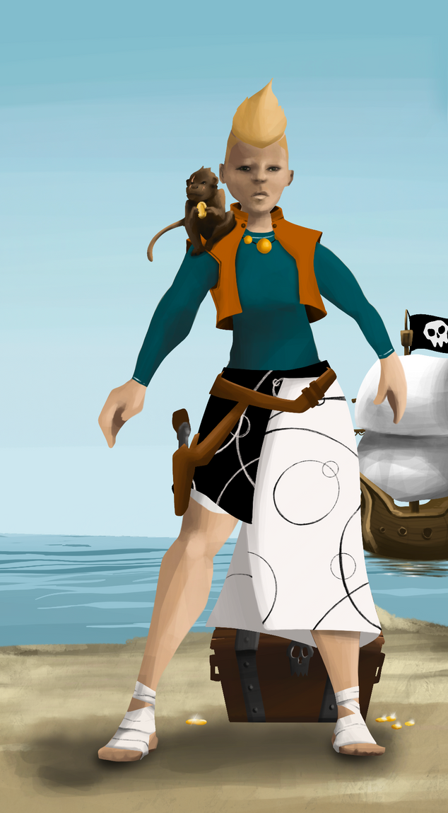 AlgoSeas Pirate #34297 NFT on Algorand