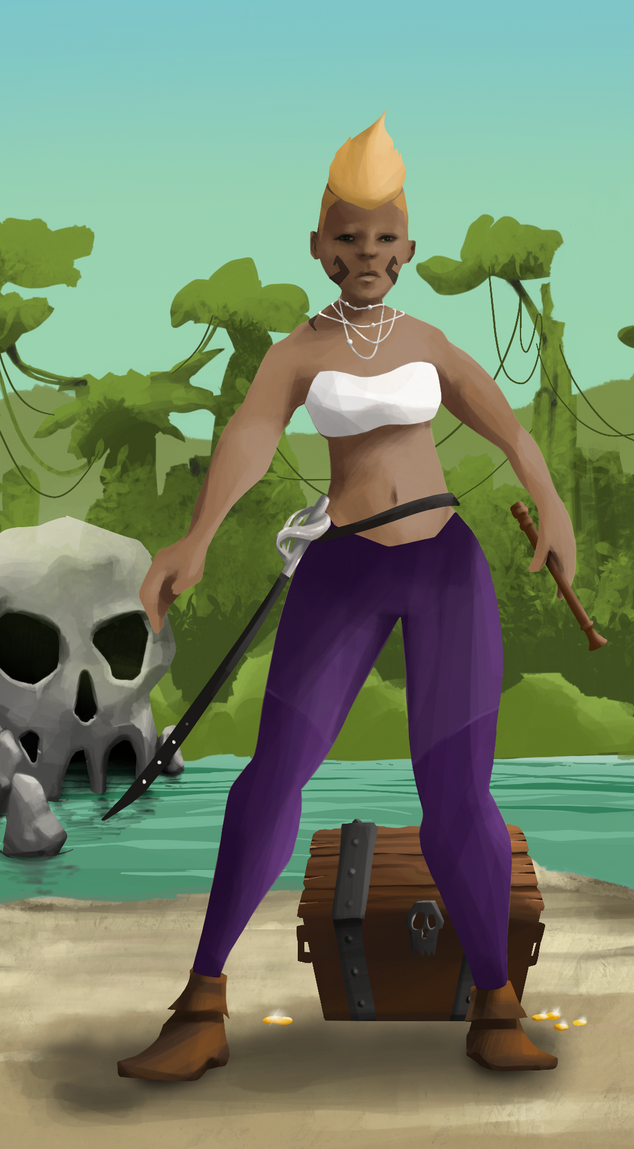 AlgoSeas Pirate #34301 NFT on Algorand