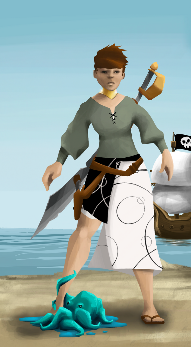 AlgoSeas Pirate #34302 NFT on Algorand