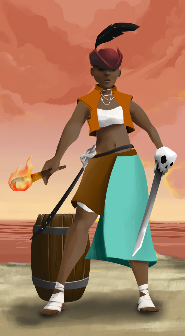 AlgoSeas Pirate #3433 NFT on Algorand