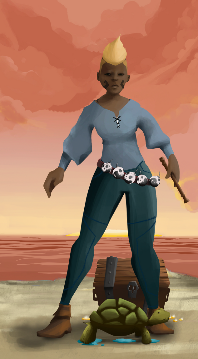 AlgoSeas Pirate #3435 NFT on Algorand