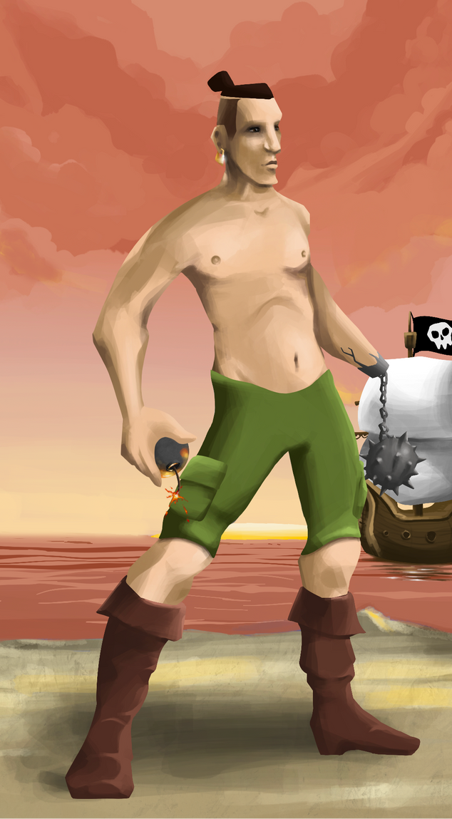 AlgoSeas Pirate #34350 NFT on Algorand