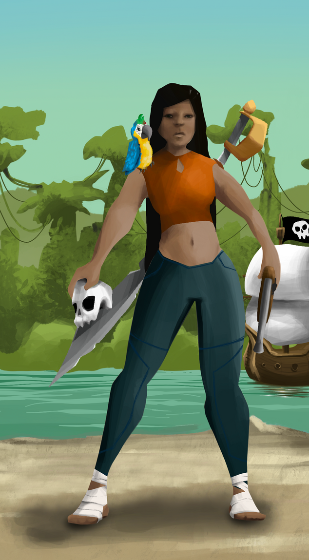 AlgoSeas Pirate #34351 NFT on Algorand