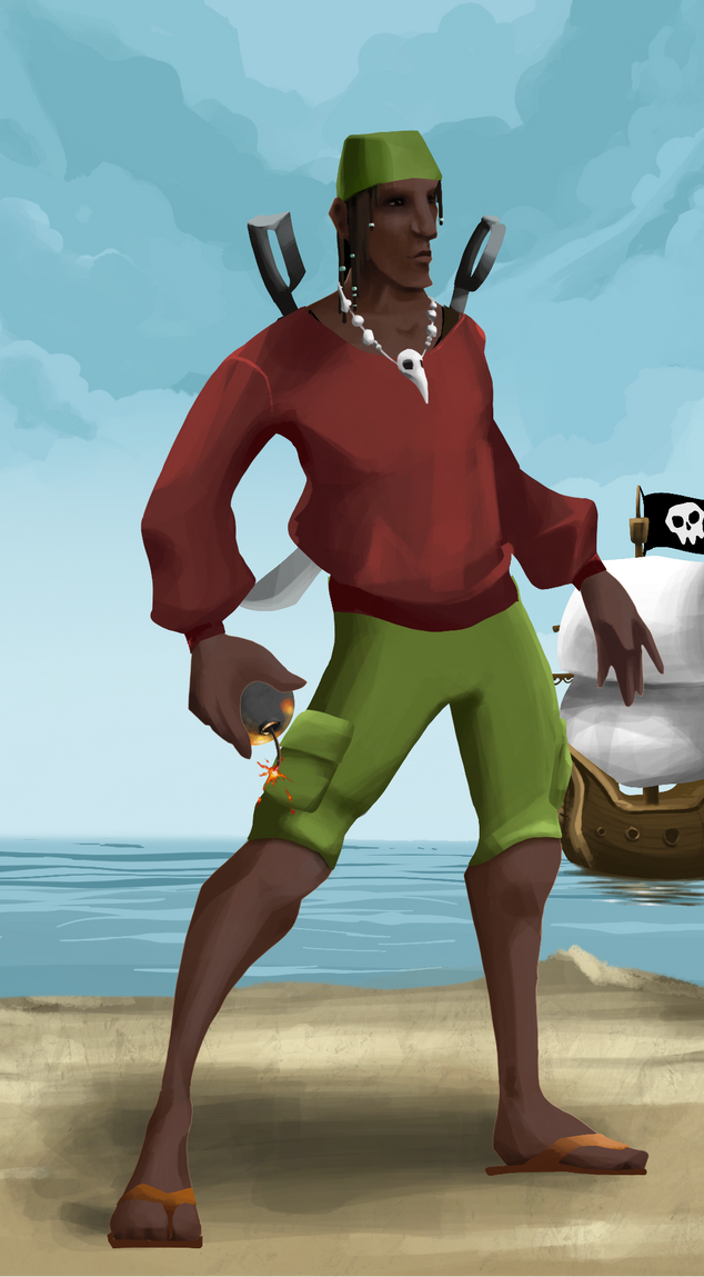 AlgoSeas Pirate #34368 NFT on Algorand