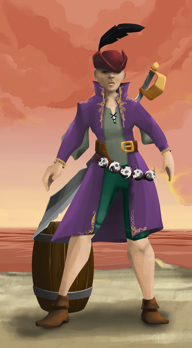 AlgoSeas Pirate #34372 NFT on Algorand